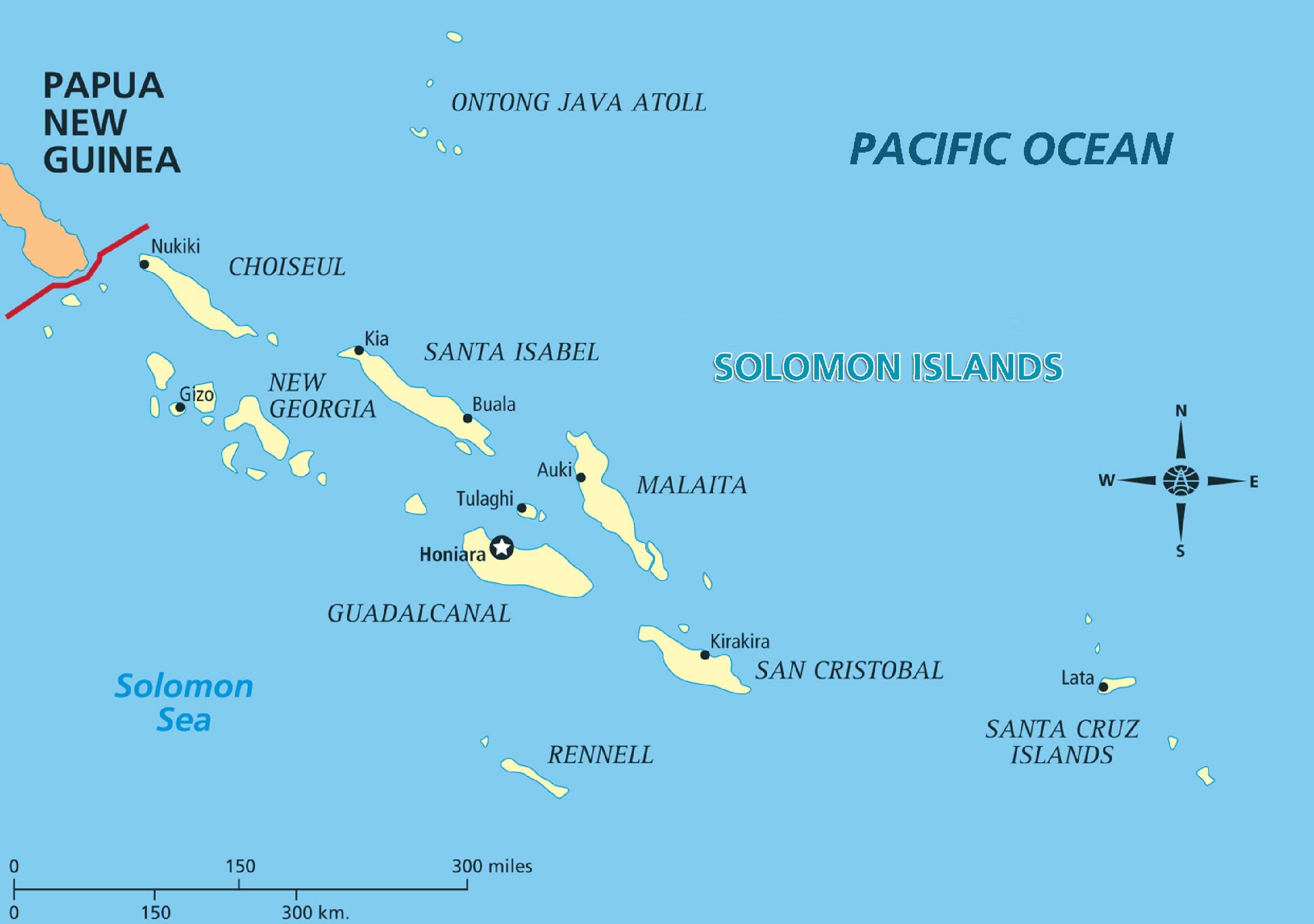 Map Of The Solomon Islands Map Island Island Map Images And Photos Finder
