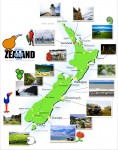 new zealand road trip map for travelers – Travel Around The World ...