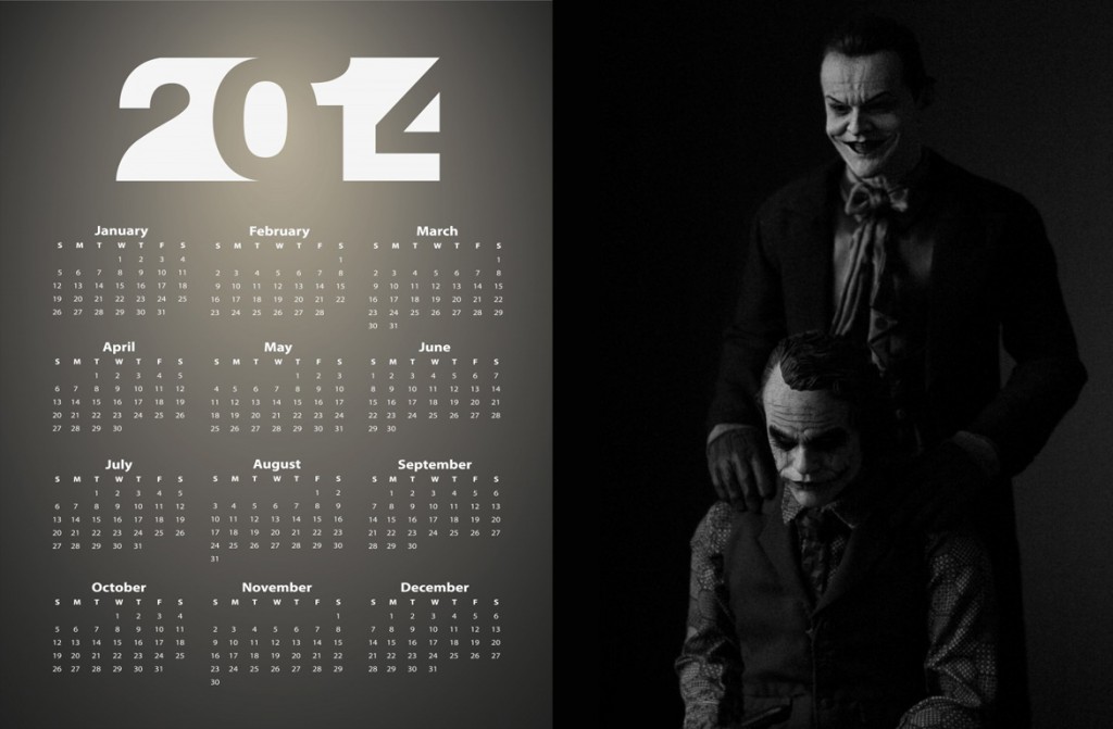 Celebrity 2014 Calendars, Johnny Depp, Paul Walker, Beyonce, Emma Stone