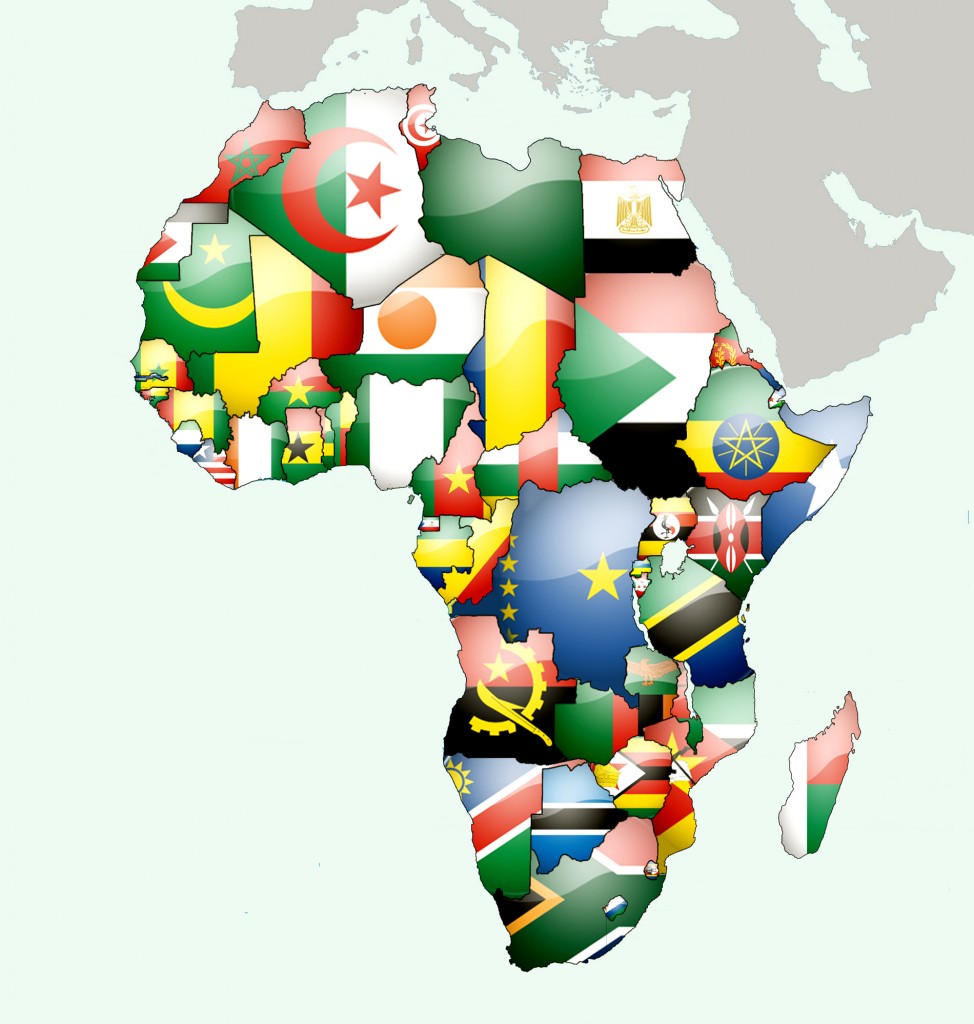 Maps Of African Continent Countries Capitals And Flags Travel